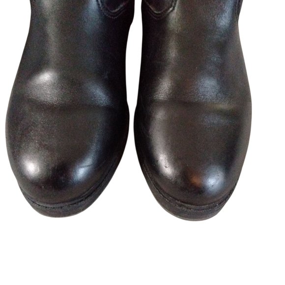 CRUISERWORKS Men's Black Leather Motorcycle Boots Waterproof Boots Size 9.5 - Picture 3 of 12